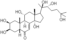 Turkesterone standard Structure,41451-87-0Structure