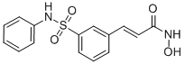 N-羥基-3-(3-苯基氨基磺?；交?丙烯酰胺結(jié)構(gòu)式_414864-00-9結(jié)構(gòu)式