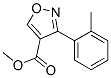 4-Isoxazolecarboxylicacid,3-(2-methylphenyl)-,methylester(9ci) Structure,420807-93-8Structure