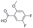 4,5-Difluoro-2-methoxybenzoic acid Structure,425702-18-7Structure