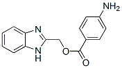 4-Amino-benzoic acid-1H-benzoimidazol-2-ylmethyl ester Structure,435342-18-0Structure