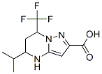 5-Isopropyl-7-trifluoromethyl-4,5,6,7-tetrahydro-pyrazolo[1,5-a]pyrimidine-2-carboxylic acid Structure,436088-40-3Structure