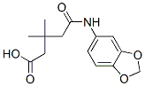 4-(Benzo[1,3]dioxol-5-ylcarbamoyl)-3,3-dimethyl-butyric acid Structure,436088-57-2Structure