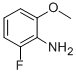 3-Fluoro-2-methoxyaniline Structure,437-83-2Structure