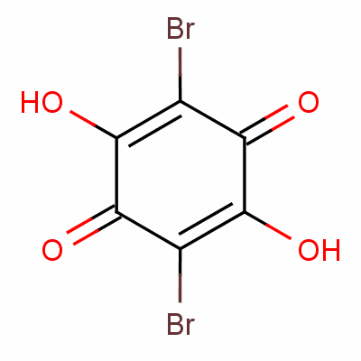 2,5-Dibromo-3,6-dihydroxyquinone Structure,4370-59-6Structure