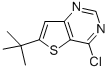 6-tert-Butyl-4-chlorothieno[3,2-d]pyrimidine Structure,439693-52-4Structure