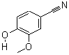 4-Hydroxy-3-methoxybenzonitrile Structure,4421-08-3Structure