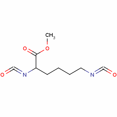 Methyl 2,6-diisocyanatohexanoate Structure,4460-02-0Structure