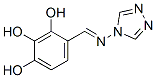 1,2,3-Benzenetriol, 4-[(4h-1,2,4-triazol-4-ylimino)methyl]-(9ci) Structure,451519-77-0Structure