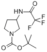 Tert-butyl 3-(2,2,2-trifluoroacetamido)pyrrolidine-1-carboxylate Structure,454709-93-4Structure