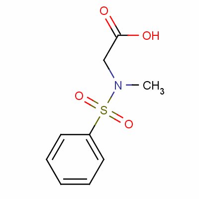 N-methyl-n-(phenylsulfonyl)-glycine Structure,46376-16-3Structure