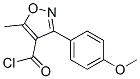 3-(4-Methoxyphenyl)-5-methyl-4-isoxazolecarbonyl chloride Structure,465514-03-8Structure