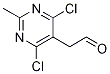 2-(4,6-Dichloro-2-methylpyrimidin-5-yl)acetaldehyde Structure,474656-37-6Structure