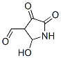 3-Pyrrolidinecarboxaldehyde, 2-hydroxy-4,5-dioxo-(9ci) Structure,475502-76-2Structure