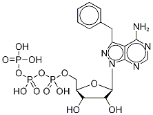 4-Amino-3-benzyl-1h-pyrazolo[3,4-d]pyrimidine 1-beta-d-ribofuranosyl 5’-triphosphate Structure,476371-80-9Structure