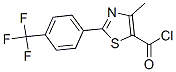 4-Methyl-2-[4-(trifluoromethyl)phenyl]-1,3-thiazole-5-carbonyl chloride Structure,477291-09-1Structure