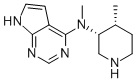 n-甲基-n-[(3r,4r)-4-甲基-3-哌啶基]-7H-吡咯并[2,3-d]嘧啶-4-胺結(jié)構(gòu)式_477600-74-1結(jié)構(gòu)式