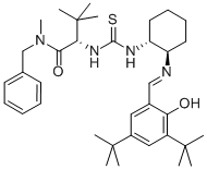 (2S)-n-benzyl-2-[[(1r,2r)-2-[(3,5-ditert-butyl-2-hydroxy-phenyl)methyleneamino]cyclohexyl]carbamothioylamino]-n,3,3-trimethyl-butanamide Structure,479423-24-0Structure