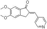 5,6-Dimethoxy-2-(pyridine-4-yl)methylene-indan-1-one Structure,4803-74-1Structure