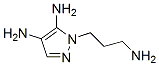 1H-pyrazole-4,5-diamine, 1-(3-aminopropyl)- Structure,491842-81-0Structure