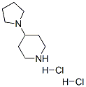 4-(1-Pyrrolidinyl)piperidine dihydrochloride Structure,4983-39-5Structure