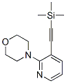 4-(3-Trimethylsilanylethynyl-pyridin-2-yl)-morpholine Structure,499193-56-5Structure