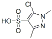 5-Chloro-1,3-dimethyl-1h-pyrazole-4-sulfonic acid Structure,499785-48-7Structure