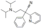 4-(Diisopropylamino)-2-phenyl-2-(2-pyridyl)-butyronitrile Structure,5005-46-9Structure