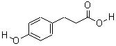 3-(4-Hydroxyphenyl)propionic acid Structure,501-97-3Structure