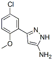 5-(5-Chloro-2-methoxy-phenyl)-2H-pyrazol-3-ylamine Structure,501902-86-9Structure