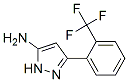 5-(2-Trifluoromethyl-phenyl)-2H-pyrazol-3-ylamine Structure,502133-02-0Structure