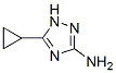 5-Cyclopropyl-1,2,4-triazol-3-ylamine Structure,502546-41-0Structure