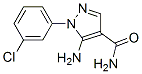 5-Amino-1-(3-chlorophenyl)-1H-pyrazole-4-carboxamide Structure,50427-78-6Structure