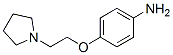 4-(2-Pyrrolidin-1-yl-ethoxy)-phenylamine Structure,50609-01-3Structure