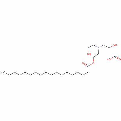 Bis(2-hydroxyethyl)[2-(stearoyloxy)ethyl]ammonium formate Structure,51137-00-9Structure