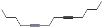 5,9-Tetradecadiyne Structure,51255-61-9Structure