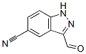 5-Cyano indazole-3-carboxaldehyde Structure,518987-75-2Structure