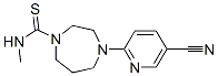 4-(5-Cyanopyridin-2-yl)-N-methyl-1,4-diazepane-1-carbothioamide Structure,519056-55-4Structure