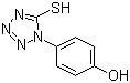 1-(4-Hydroxyphenyl)-1H-tetrazole-5-thiol Structure,52431-78-4Structure