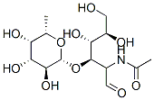 N-[(2r,3r,4r,5r)-4,5,6-trihydroxy-1-oxo-3-[(2r,3s,4r,5s,6s)-3,4,5-trihydroxy-6-methyl-oxan-2-yl]oxy-hexan-2-yl]acetamide Structure,52630-68-9Structure