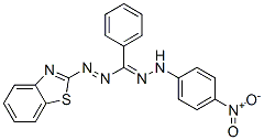 5-(2-Benzothiazolyl)-1-(4-nitrophenyl)-3-phenylformazan Structure,52644-49-2Structure