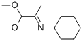 Cyclohexyl-[2,2-dimethoxy-1-methyl-eth-(e)-ylidene]-amine Structure,53250-16-1Structure