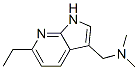 1H-Pyrrolo[2,3-b]pyridine-3-methanamine, 6-ethyl-N,N-dimethyl- Structure,533939-05-8Structure