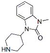 4-(2-Keto-3-methyl-1-benzimidazolinyl)piperidine Structure,53786-10-0Structure