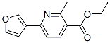 6-(3-Furanyl)-2-methylpyridine-3-carboxylic acid ethyl ester Structure,53913-04-5Structure