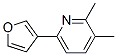 6-(3-Furanyl)-2,3-dimethylpyridine Structure,53913-07-8Structure