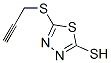 5-(Prop-2-ynylthio)-1,3,4-thiadiazole-2-thiol Structure,53918-17-5Structure