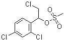 2,4-Dichloro-alpha-(chloromethyl)benzenemethanol methanesulfonate Structure,53984-39-7Structure