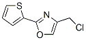 4-(Chloromethyl)-2-thien-2-yl-1,3-oxazole Structure,54679-74-2Structure