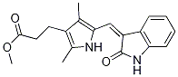 (Z)-methyl3-(2,4-dimethyl-5-((2-oxoindolin-3-ylidene)methyl)-1h-pyrrol-3-yl)propanoate Structure,548740-24-5Structure